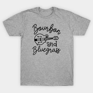 Bourbon and Bluegrass Mandolin T-Shirt